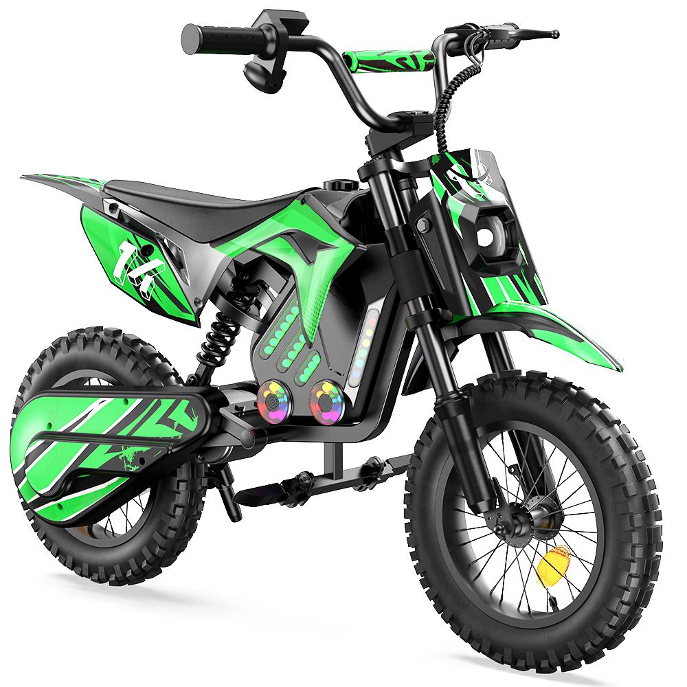 iScooter A14 Children's Electric Motorcycle 36V5.2Ah Battery 500W Motor 14 Inch Tires With Front And Rear Dual Shock Absorption