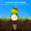 4Pcs Terracotta Self Watering Spikes Cute Frog Planter Insert Automatic Watering Spikes Slow Release Watering Tools for Indoor Outdoor