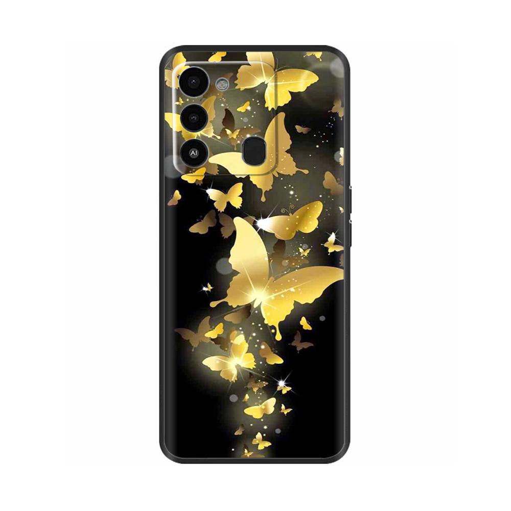 Printed Case For Tecno Spark GO 2022 Case Soft Silicone Cover On For Tecno Spark 8C 8 C Phone Cases SparkGo 2022 Coque Bumper
