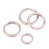 Split Rings Fishing 100Pcs Stainless Steel Lure Rings Saltwater Terminal Tackles Split Rings Fishing Connectors Snap Rings