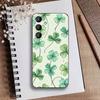 Lucky-Four-leaf Clover Phone Case For Samsung Galaxy A73,A21s,A22,A31,A52,A53,A71,A41Soft Black Shell