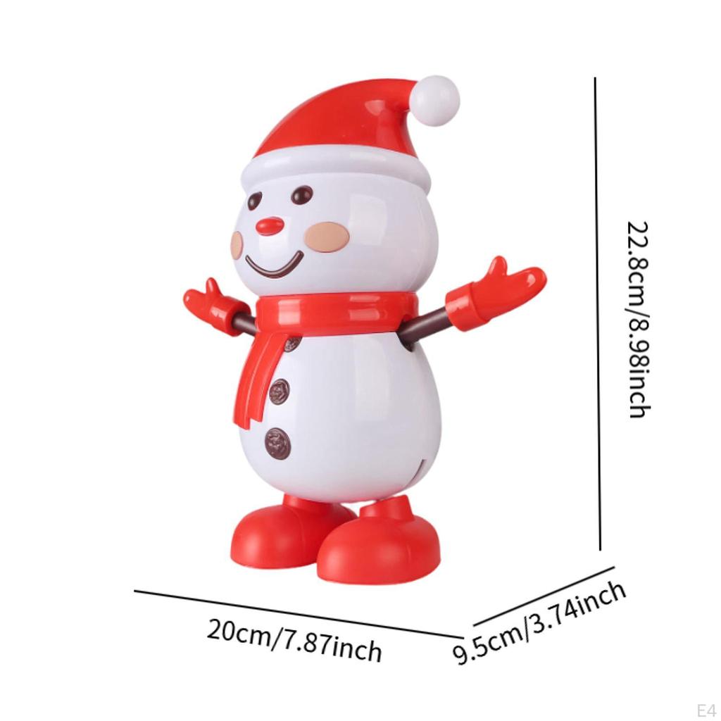 Elektrische Weihnachts-Puppe Spielzeug Singen Tanzen Weihnachtsbeleuchtung Musik-Figur