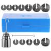 High School Physics Lab Steel Slotted Weight Set with Durable Ideal for Mechanics Experiments Hanger, Weights, 900g,