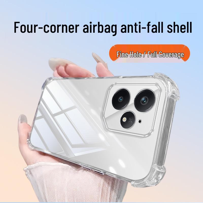 RealMe GTneo7 Transparent Case: Neo7se/Neo7x/Neo7Turbo Airbag Corners Anti-Fall RealMe GTneo7Turbo прозрачный