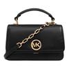 Delancey Cow Leather Shoulder Bag, Crossbody Bag, Handbag Women's Black 30T4GD8S6L-001