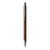 BALLPOINT PEN KNOCK Wooden Ballpoint Pen LUMBER by Hacoa "SLIM 1.0mm" Knock-style (walnut) +