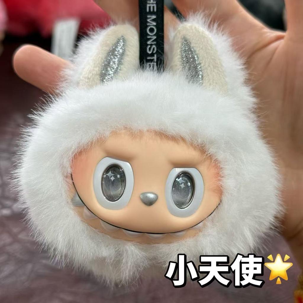 Cute Plush Toy Head Keychain Pendant, Can Be Used To Hang Keychains or Backpacks, Real Vinyl Pendant Halloween Christmas Gifts