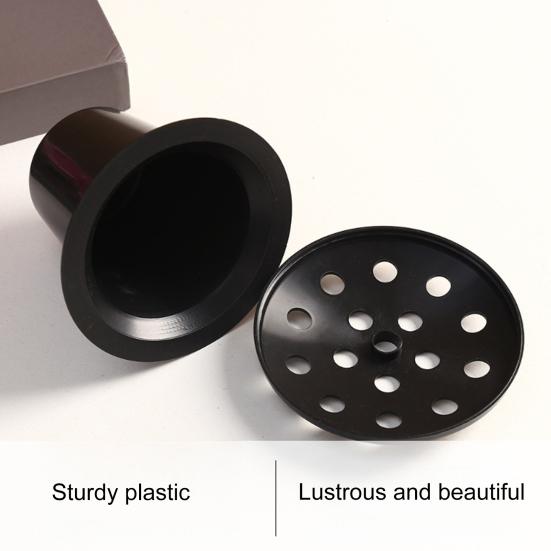 Cemetery Flower Holder with Lid Graveyard Memorial Vase Cemetery Flowerpot for Flower Arrangement Cemetery Decorations