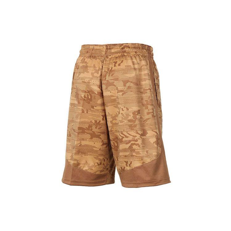 Nike Basketball Shorts Men's Brown Moderate Straight Fit Pants 891766-722