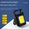 Portable Magnetic Mini Keychain Flashlight: Multifunctional Outdoor Emergency Light