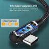 USB C to C 100W Cable Fast Charging 90 Degree Bendable Type-C Cord 480Mbps Fast