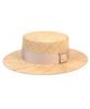 Yunibeosyeolkemiseuteuli Ivory Line Bau Flat Fedora Panama Hat