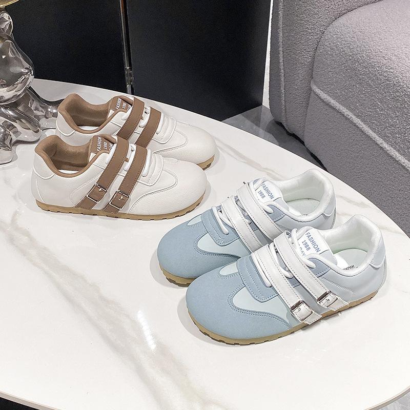 Fashion 2025 Spring New Design Flat Shoes Korean Edition Fashion Versatile Sneakers Comfortable And Breathable Casual Shoes Women
