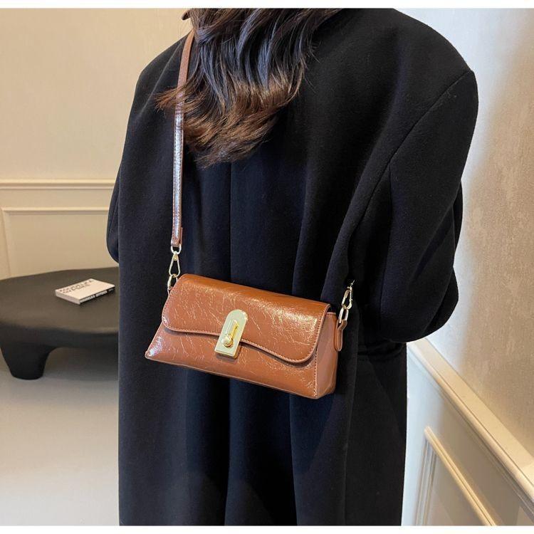 IELGY Retro All-Match Trendy Fashion Casual One-Shoulder Messenger Ladies Small Square Bag