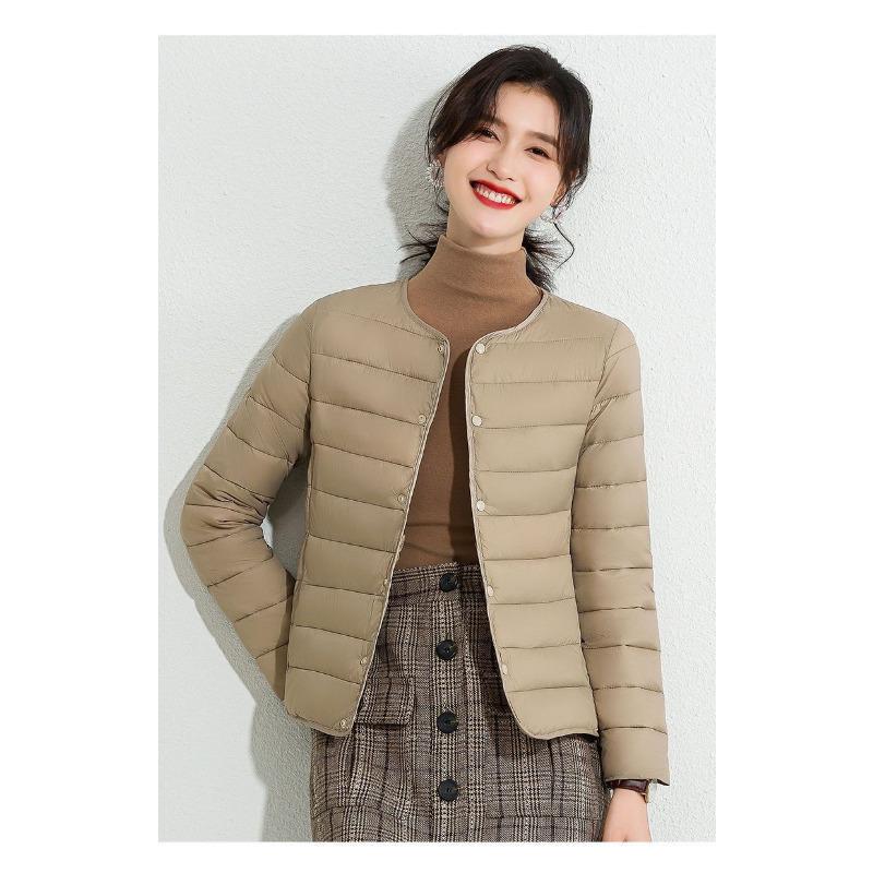 Down Cotton-padded Clothes Women's Short Korean Version Slim and Thin Winter Cotton Clothes Tooling Jacket