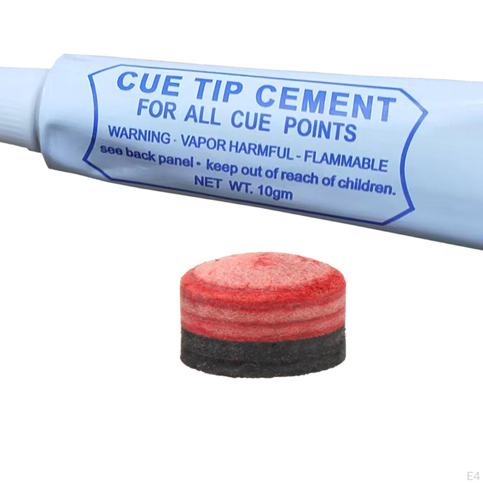 Наконечник кия для бильярдного пула с цементом Легко наносится Быстросохнущая замена 11mm — фото 7