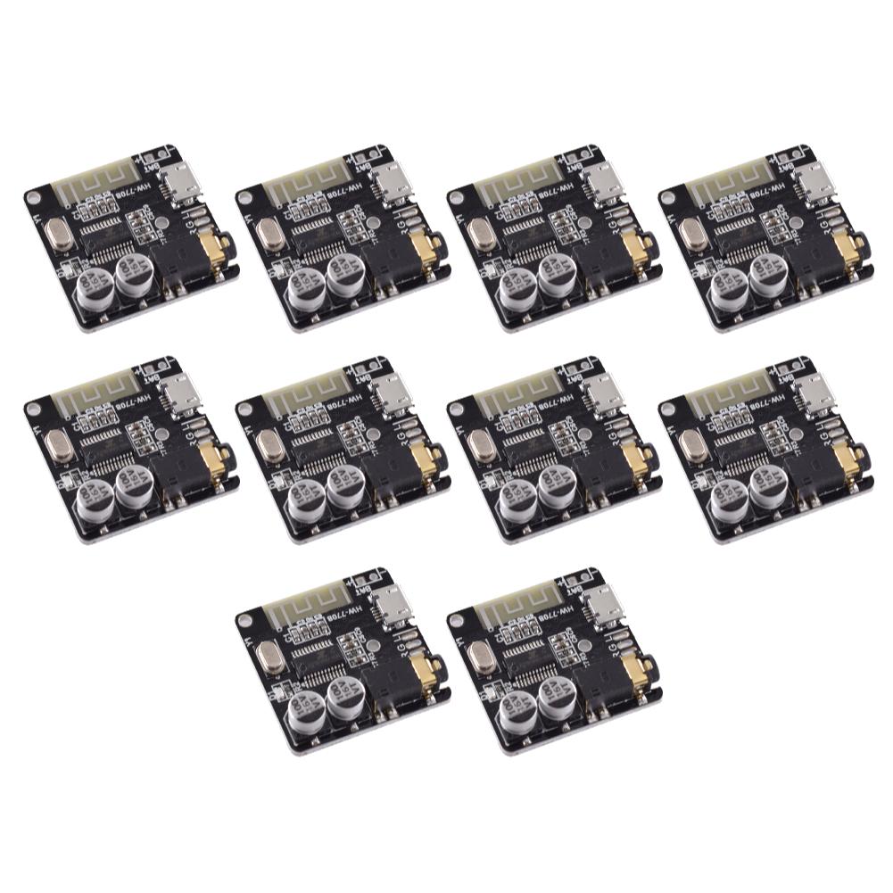 Audio Receiver Board Bluetooth-Compatible 4.1/5.0 2 Channels Wireless Stereo Music Module 3.5mm Audio Aux Micro USB 5V Powered