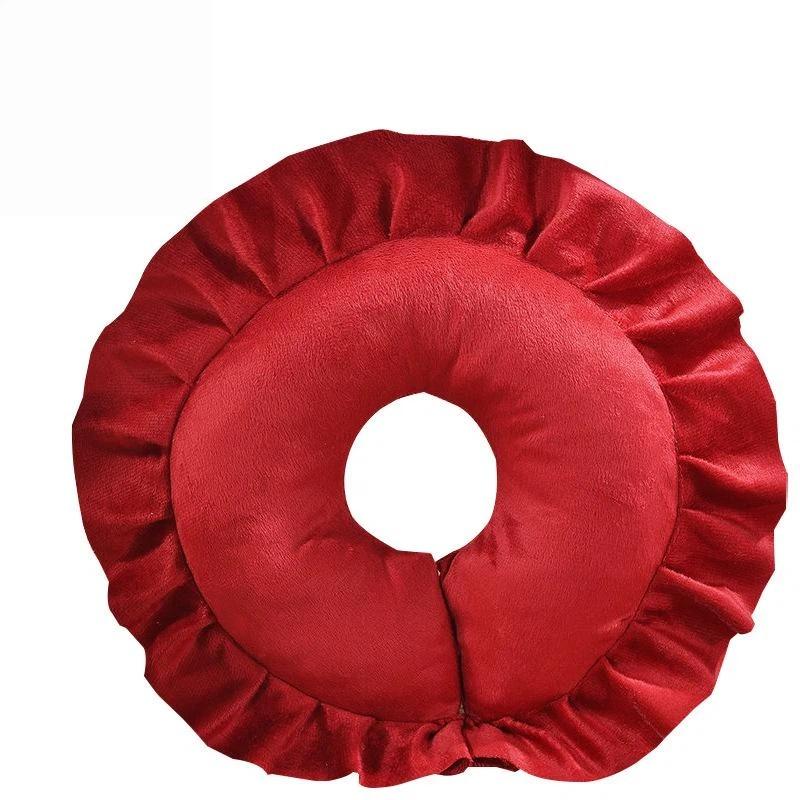 U Shape Face Cradle Pillow Removable Washable Flannel Massage Table Headrest Cushion For Beauty Salon Spa Bed