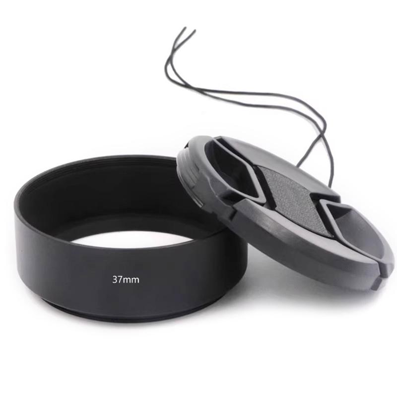 

37 39 40.5 43 46 49 52 55 58 62 67 72 77 82mm Cylindrical Metal Lens Hood for Photographers and Videographers