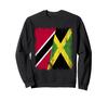 Trinidad and Tobago Jamaica Half Flag Sweatshirt