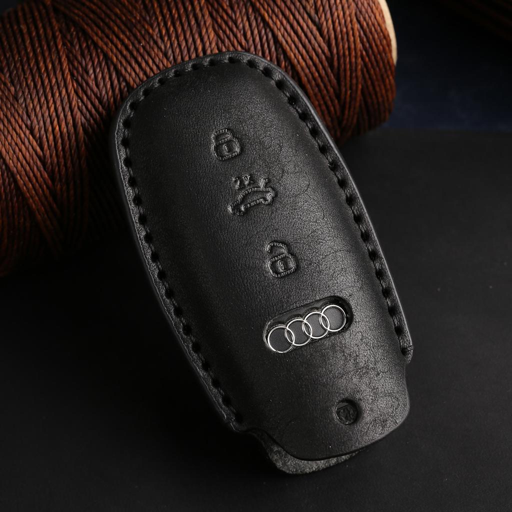 Customized Key Cover Is Suitable for 19 Types of Leather Pure Handmade High-end Car Key Bag Keychain Handmade