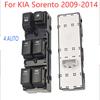 LHD Elektrischer Hauptfensterschalter für KIA Sorento 2009-2014 Vorne Links Fensterheber Bedienknopf 4 AUTO Autozubehör
