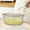 Hook Design Stainless Steel Fry Basket Heat-resistant Noodle Drainer Hot Pot Strainer  Home