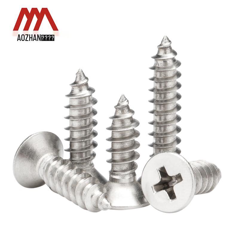 304 Stainless Steel Phillips Flat Head Self-Tapping Screws