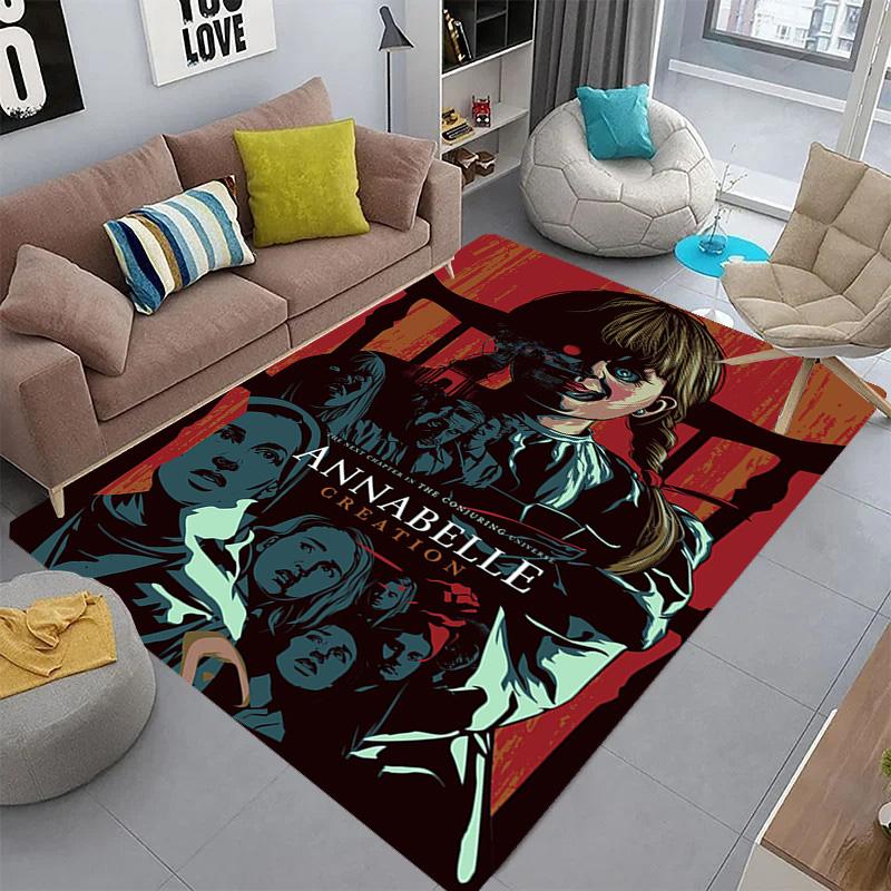 Darkness Unleashed: Annabelle's Creation carpet floor mats Doormat Room Dormitory decoration Bathroom mat