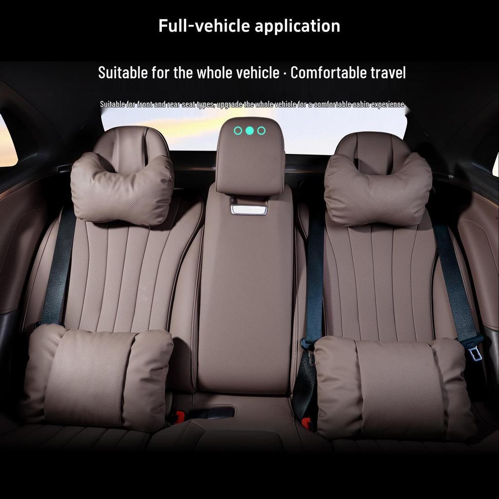 Mercedes Headrest & Lumbar Support Pillow for C/E/A/S Class, GLC260, GLE450, GLB.