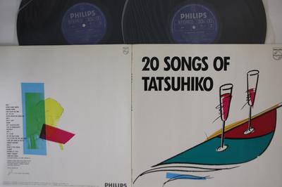 LP Record TATSUHIKO YAMAMOTO - 20 Songs Of Tatsuhiko 20PL21 PHILIPS Japan Japanese Pop/Rock Used