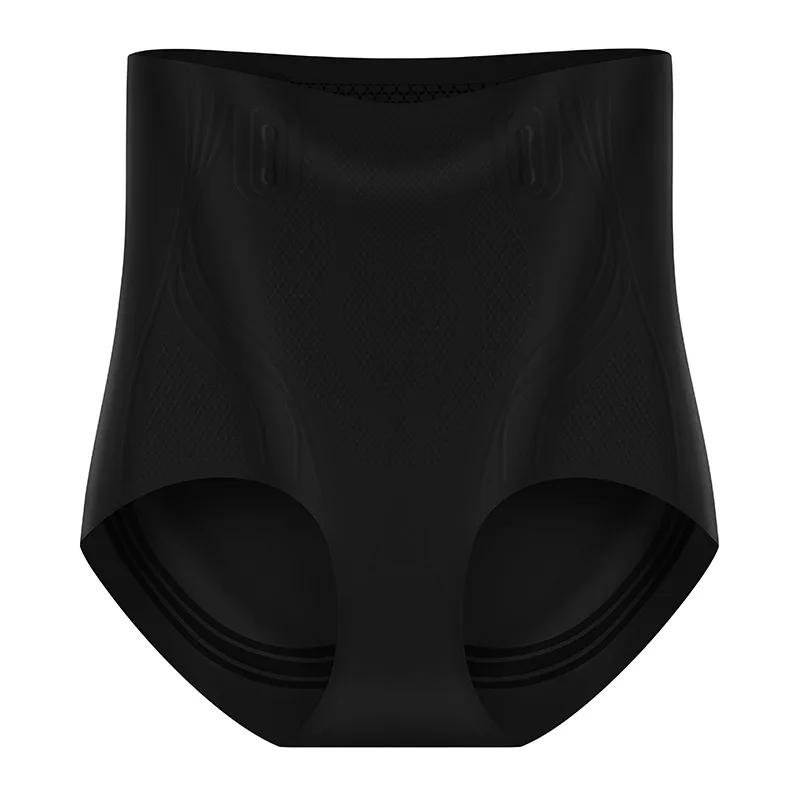 

Ice Silk Ion Fiber Repair Shaping Women Tummy Control Sculpt Underwear Short High Waisted Body Shaper Briefs Firm Pant Shapewear XL(62.5-72.5kg)