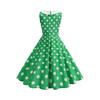 Women's Fashion Color Sleeveless Dress