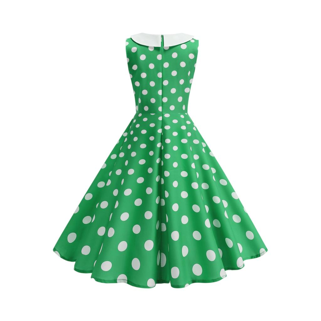 Women's Fashion Color Sleeveless Dress