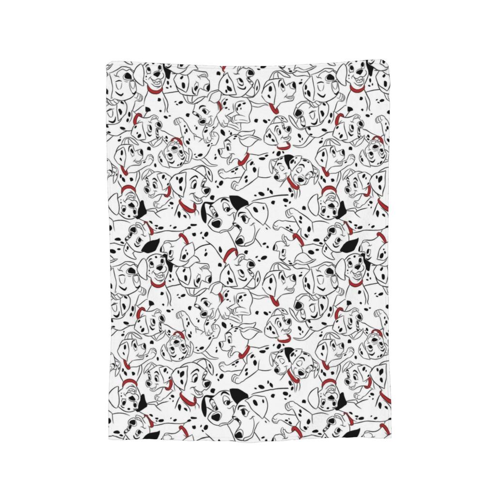101 Dalmatians Cute DOG Pattern Blanket Anime Wool Vintage Warm Throw Blankets for Home Restaurant  Winter