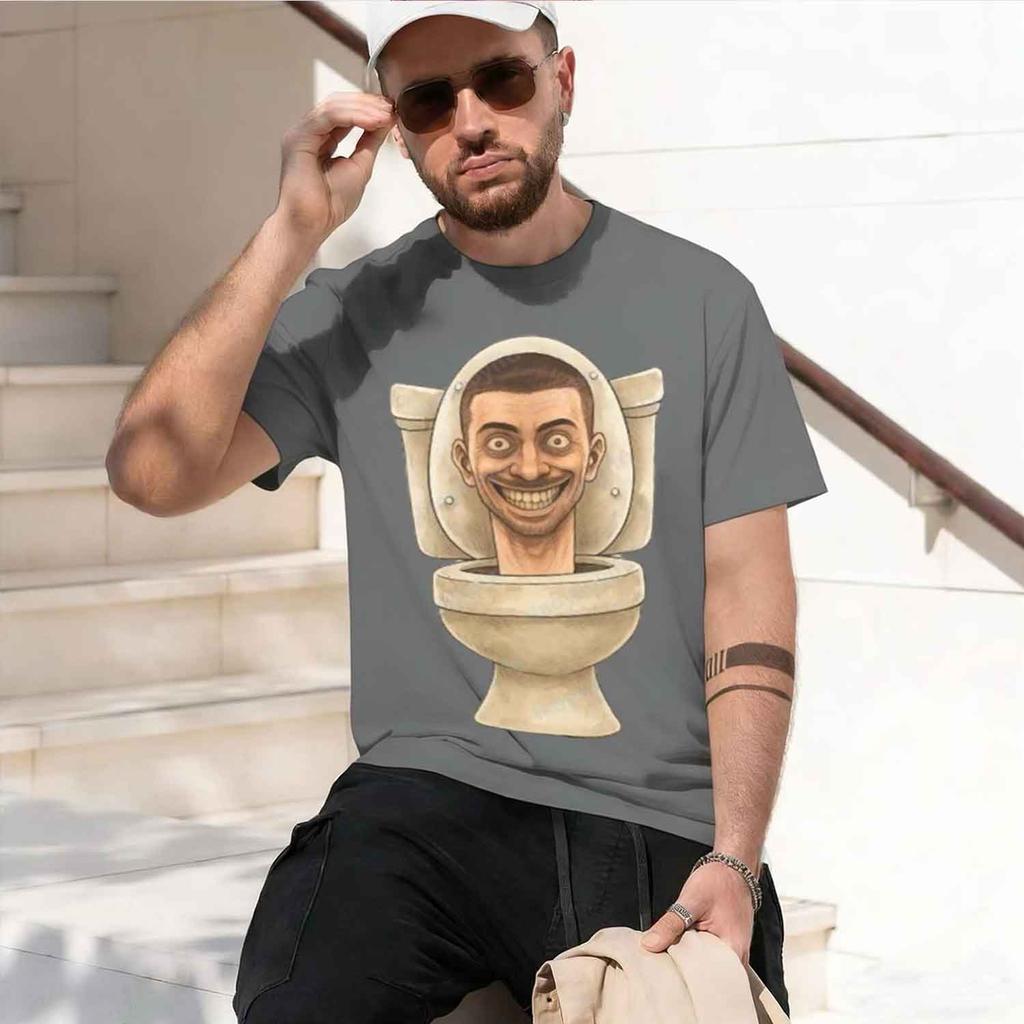 Skibidi Toilet Shirt Viral Tee D T Shirt Grh T Shirts Funny Outors High Quty Shortsv 2026 New Model Unisexs Shortsleeve Crewneck