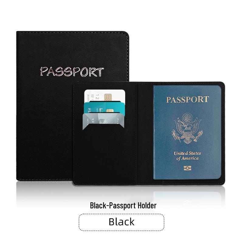 Spot PU Leder Passhülle & Gepäckanhänger Set - Anpassbares Reisegeschenk mit Logo-Option