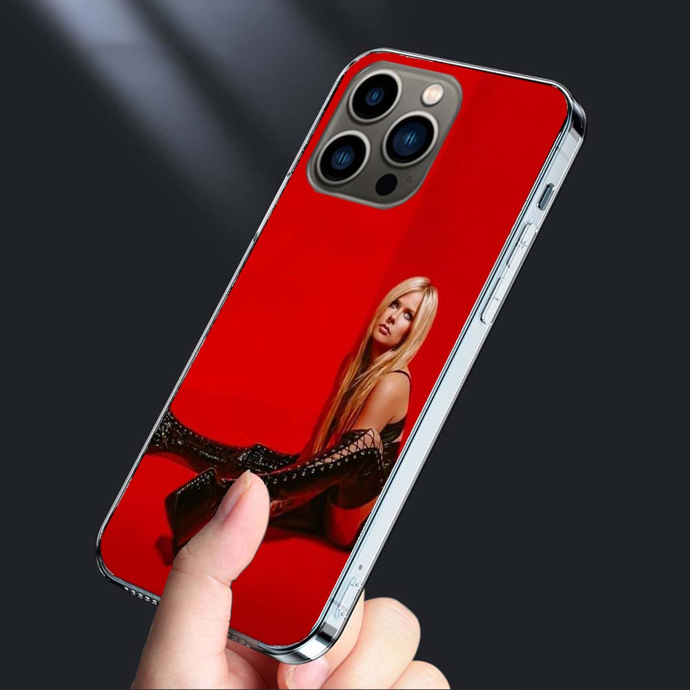 Singer Avril Lavigne Phone Case For Iphone 16E 15 Pro 14 Plus 17E 16 17 Pro Max Air 11 12 13 Mini Shockproof Capa Cute Cover