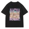 Alpha TShirt Guy Best Friend Gift T Shirts Summer Fashion Funny Meme Graphic T Shirt Short Sleeve Cute Cartoon Style Top