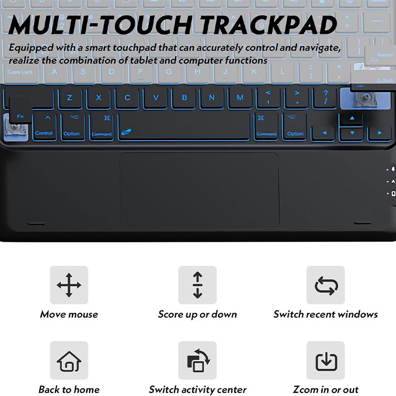 2025 Xiaomi 8 Tablet Case & Xiaomi 7 Pro 11.2'' Backlit Keyboard Cover
