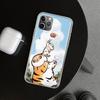 Cartoon Fat Tiger Phone Case Cover for iPhone 11 12 13 Mini 14 15 Plus 16 Pro Max 17 Air 7 8 + SE Art Customized Fundas 11 12 13