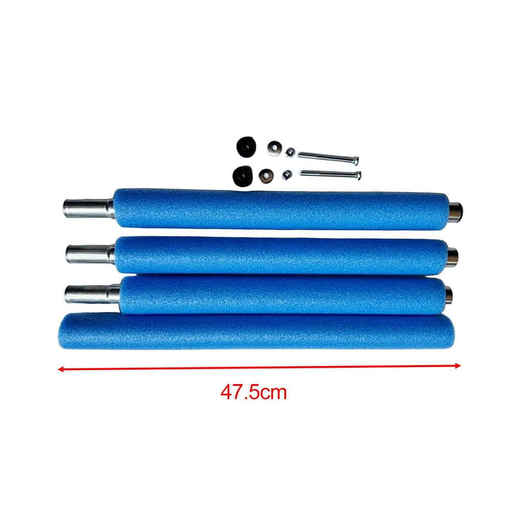 Steel Trampoline Enclosure Poles with Foam Padding