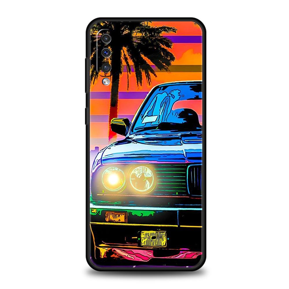 Japan JDM Sports Cars Phone Case For Samsung A54 A52 A24 A14 A50 A70 A10 A40 A20S A20E A06 A12 A22 A34 A42 A32 5G A04s A16 Cover
