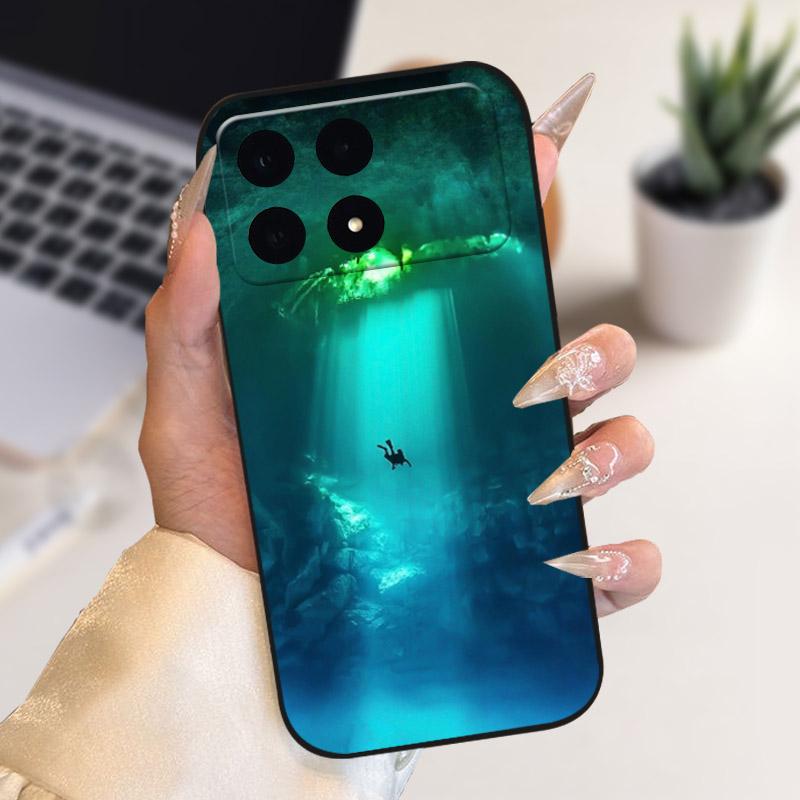 For POCO F8 Pro Case 2510DPC44G Stylish Silicone Soft TPU Phone Cover For Xiaomi POCO F8Pro 5G Shockproof Funda Protective Shell