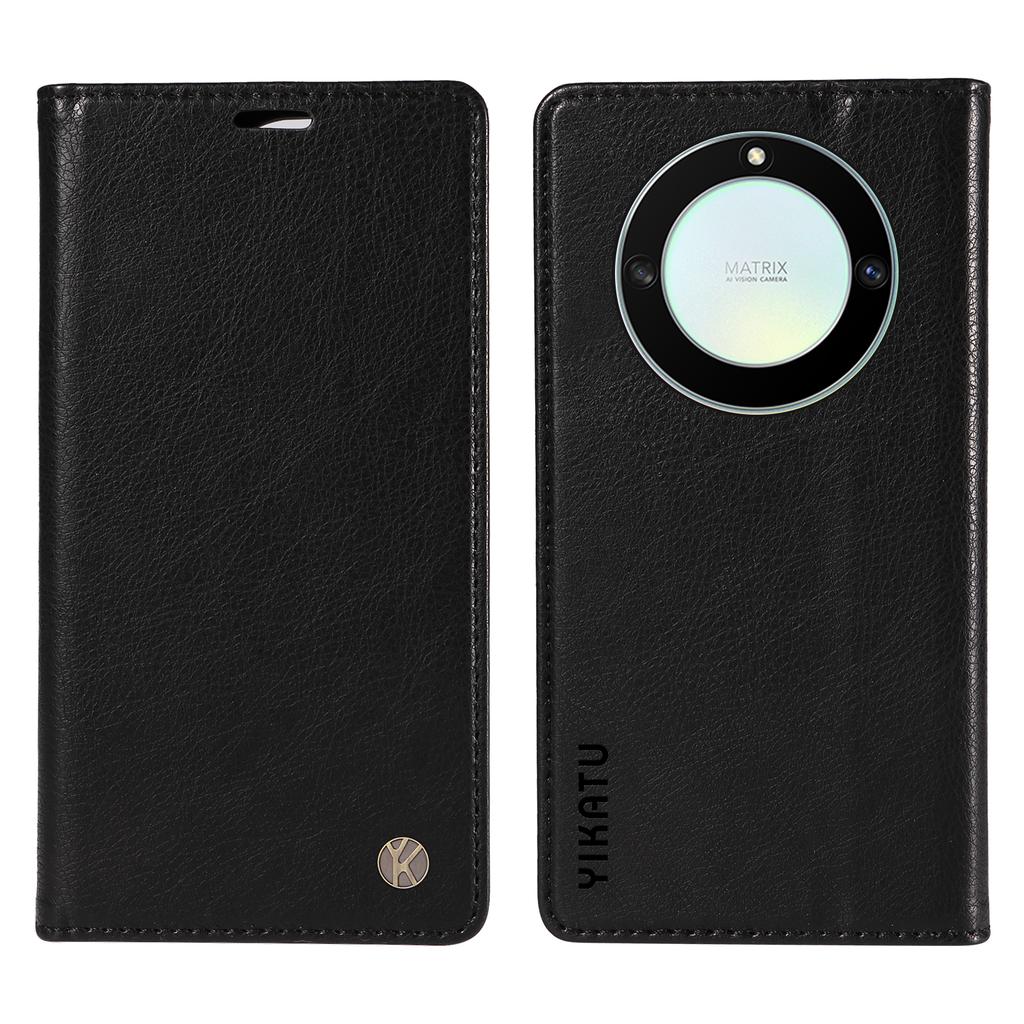 YIKATU YK-006 For Honor X40 5G/X9a 5G/Magic5 Lite 5G Leather Case Litchi Texture Phone Wallet Cover