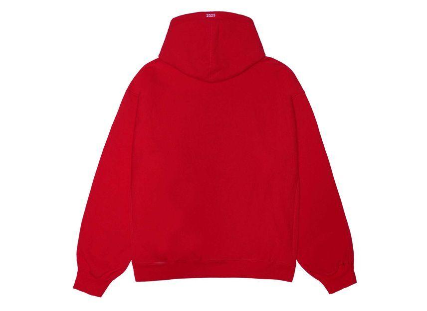 Supreme Box Logo Hooded Sweatshirt Red (23FW)