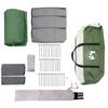 Family Tent for 12 Persons Green and White 760 x 645 x 230 cm