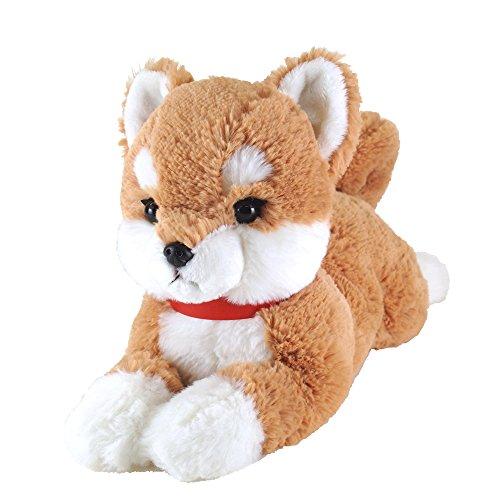 SUN LEMON Shiba Inu Lap Dog Plush Toy, Beige, Small, P-3052