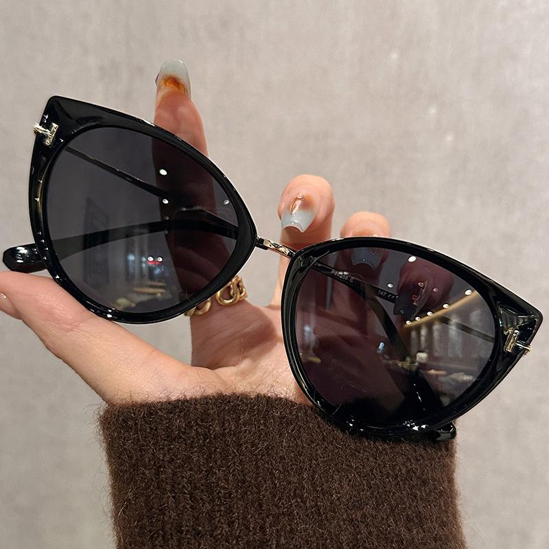 1PC Cat Eye T-shaped Sunglasses New Korean Style Fashion Sunglasses for Women UV Protection Sun Glasses