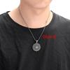 Ready to Ship Stainless Steel Buddhism OM Symbol India Mandala Flower Pendant